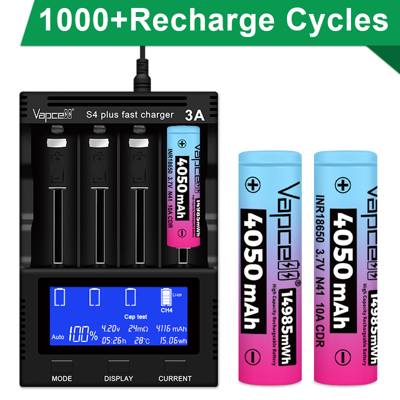 Original Vapcell N41 INR 18650 - đánh giá và giá Vape Battery 18650